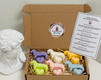 Dachshund Malone Sausage Dog Design Wax Melts – 6 Jo Malone Inspired Scents, Free UK Post