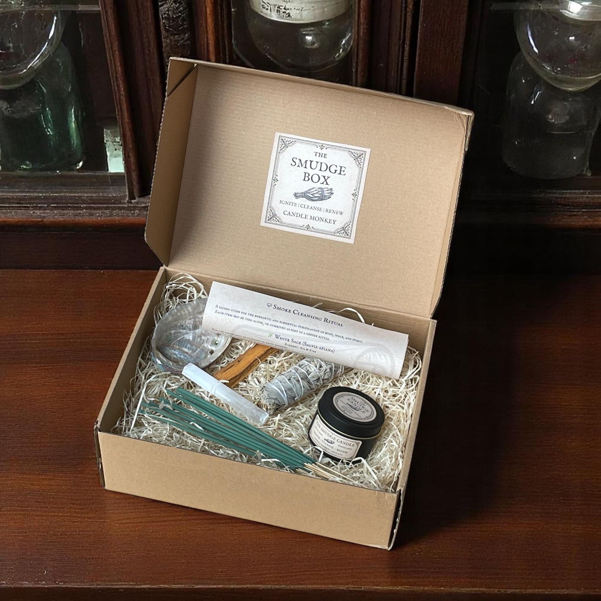 Smudge Box The Smudge Box | Spiritual Cleansing & Intention Kit New Home Gift Sage ...