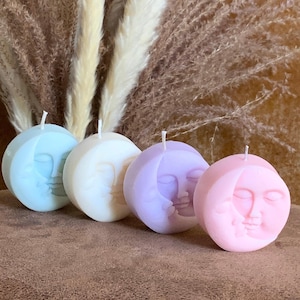 La Luna Sun & Moon Kerze • 6 cm Sojawachs • Saisonale Düfte / Farben Free UK Post