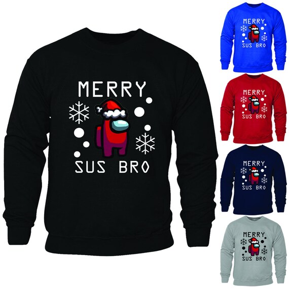 among us kids christmas jumper