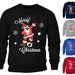 Girls Kids Boys Santa Dab Football Floss Christmas Festive Jumper Sweatshirt 3-15 Years 