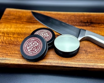 Handmade Board Butter: Beeswax & Mineral Oil Wood Conditioner - Made in Texas