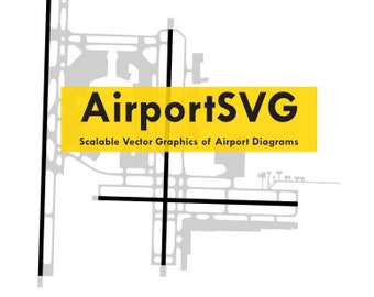 Tampa Florida (TPA) Airport Diagram Vector Image