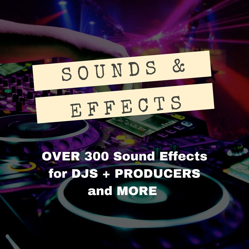 SOUNDS and EFFECTS for Djs INTRO Pack Etsy