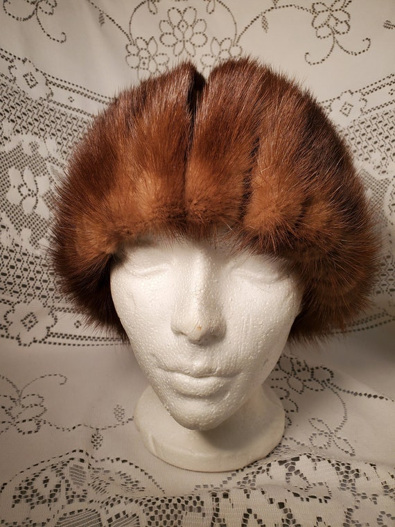 Mink Light Brown Hat 21 Inches - Etsy display picture 3