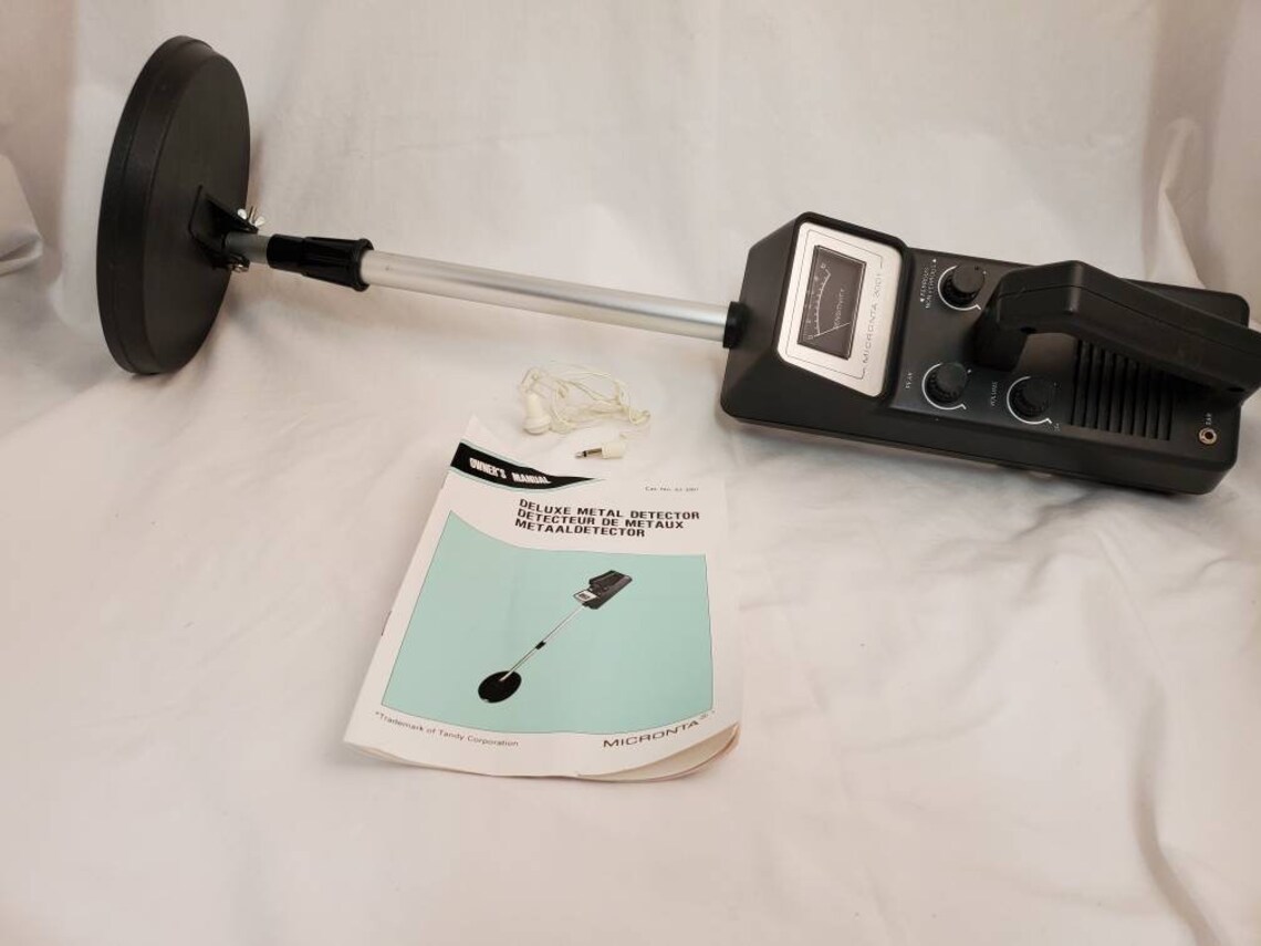Microstation 3001 Radio Shack Metal Detector in box Etsy