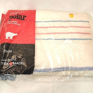 New Old Stock Polar Falnnelette 70x90 Tex Made 90 percent Cotton 10 percent Polyester image 1