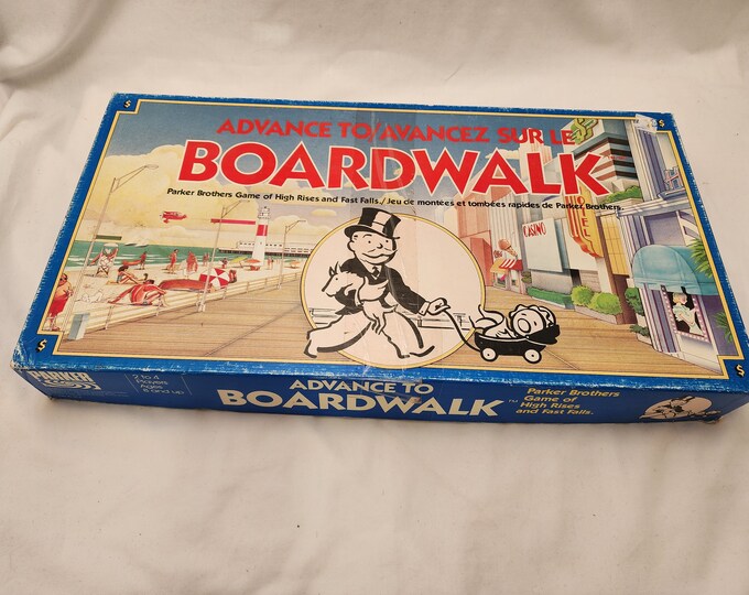 Advance to Boardwalk Game, Board Game, Monopoly Spin-off - Etsy