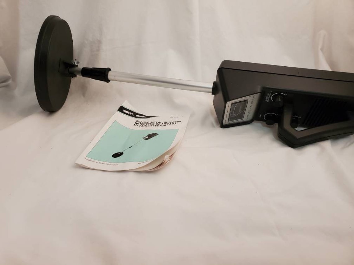 Microstation 3001 Radio Shack Metal Detector in box Etsy