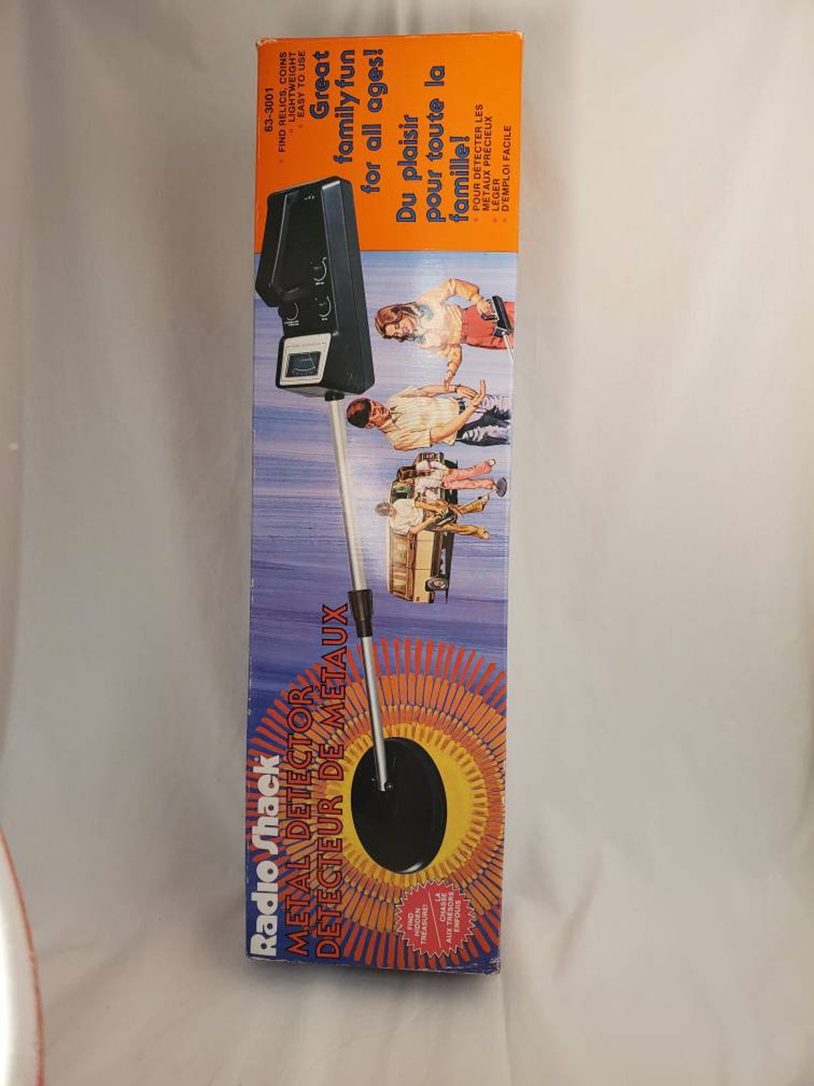 Microstation 3001 Radio Shack Metal Detector in box Etsy