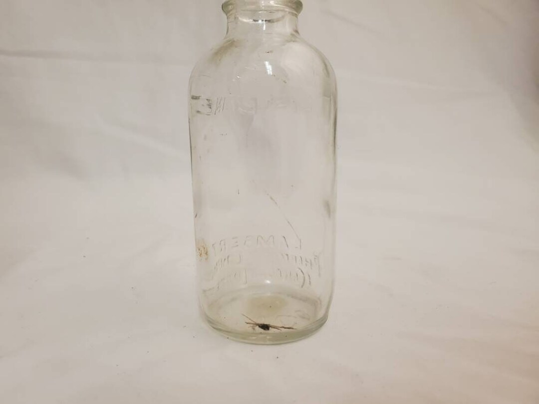 1930 Listerine Lambert Pharmacal CO Glass Bottle Empty No Lid Etsy