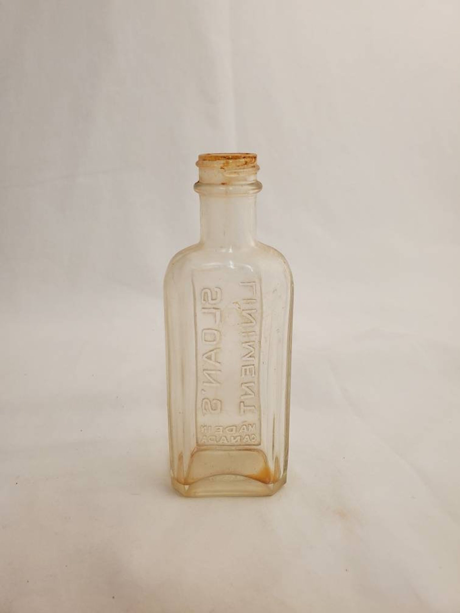 Vintage Sloan's Liniment Glass Bottle Empty. - Etsy