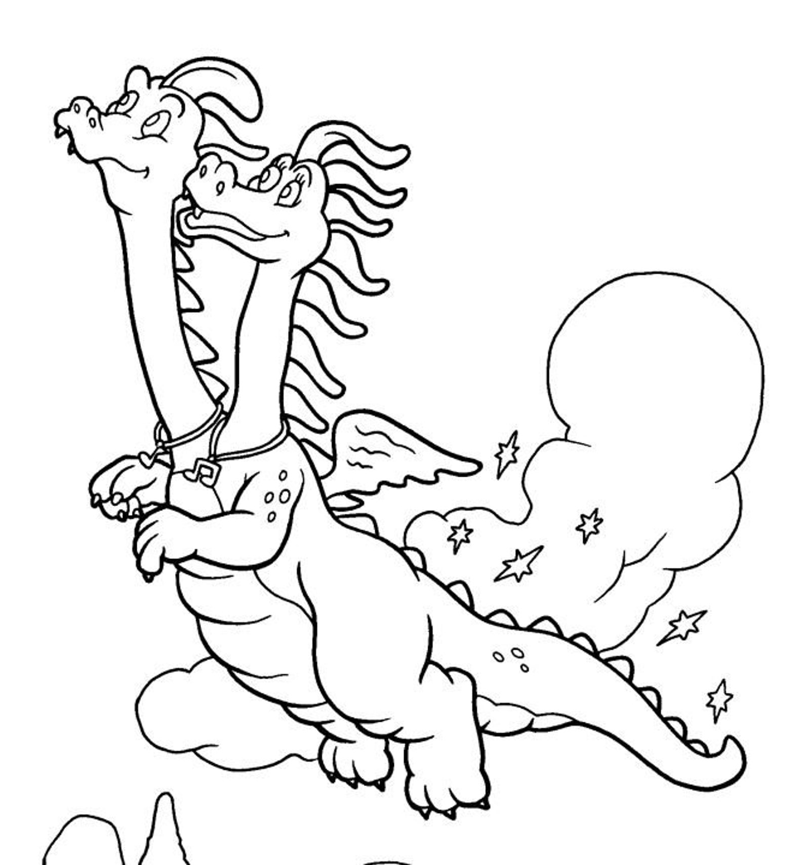 Dragon Tales Coloring Pages with 78 Pages Digital File Only Etsy