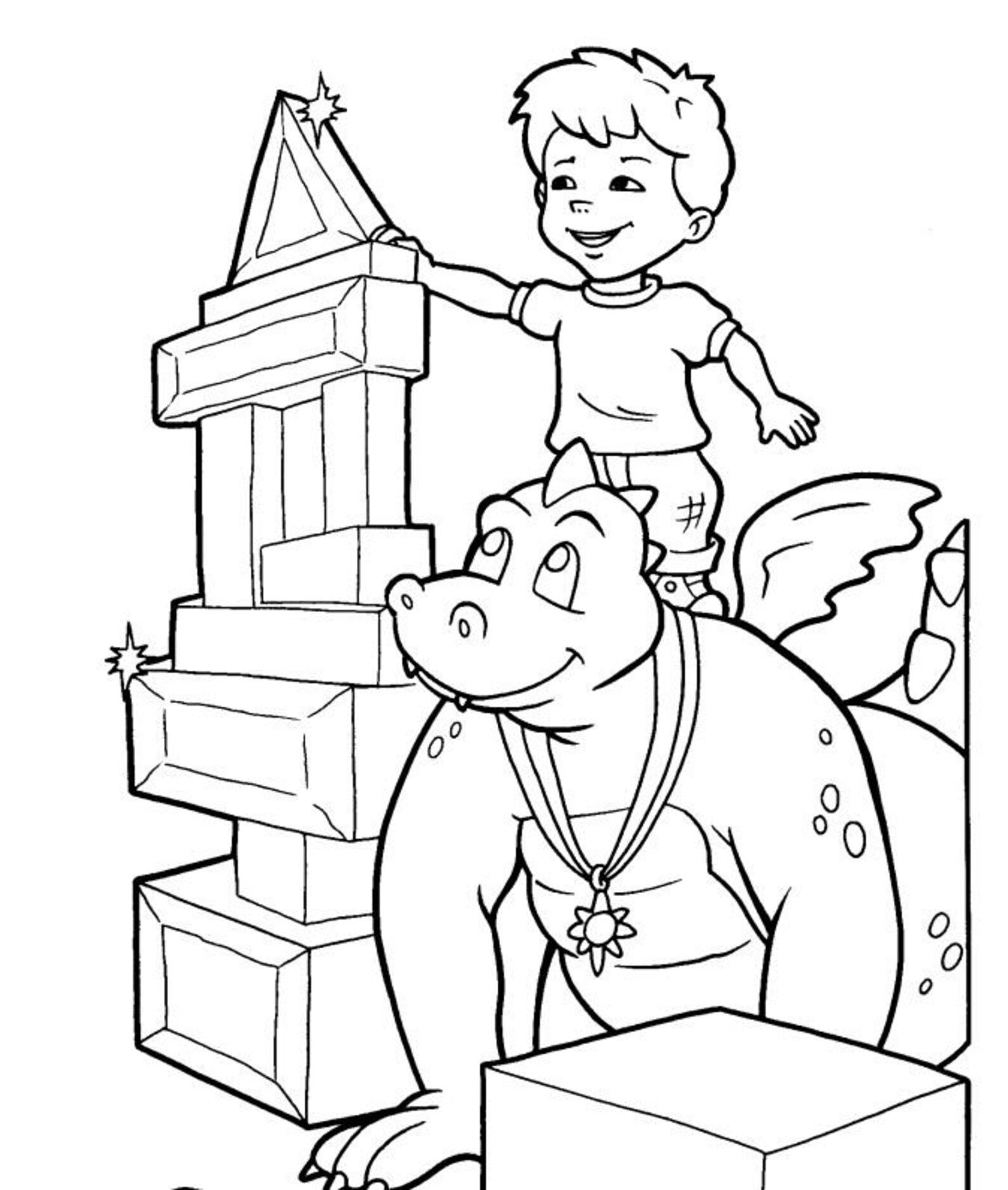Dragon Tales Coloring Pages with 78 Pages Digital File Only | Etsy