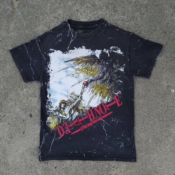 00's Death Note All Over Print Vintage Anime Tee R