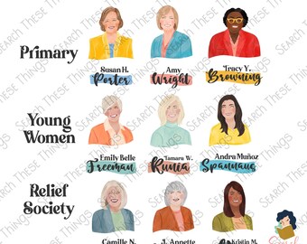 DIGITAL - General Officers for Primary, Young Women & Relief Society