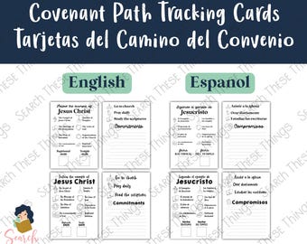 DIGITAL - Covenant Path Tracking Cards, Tarjetas del Camino del Convenio