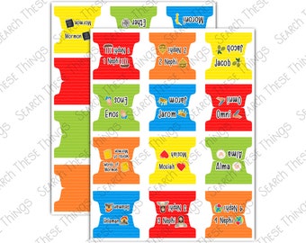 DIGITAL - Book of Mormon Tabs for Kids - Rainbow