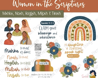 DIGITAL - Women in the Scriptures Series - Old Testament - 5 Sisters - Mahka, Noah, Hoglah, Milcah & Tirzah
