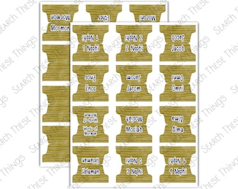 DIGITAL - Book of Mormon Tabs - Gold Stripe
