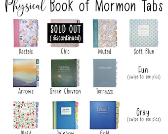 PHYSICAL Book of Mormon Tabs