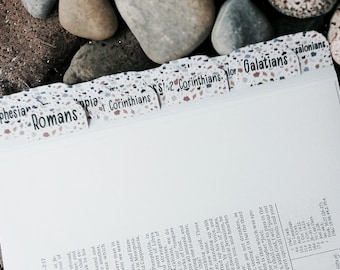 PHYSICAL New Testament Tabs (Terrazzo)