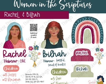 DIGITAL - Women in the Scriptures Series - Old Testament - Rachel & Bilhah + BONUS Tribes of Israel insert