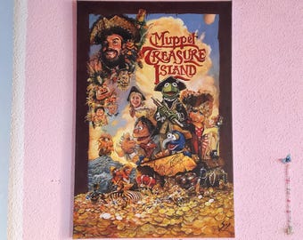 Muppet Treasure Island painting