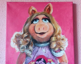 Piss Piggy Space painting