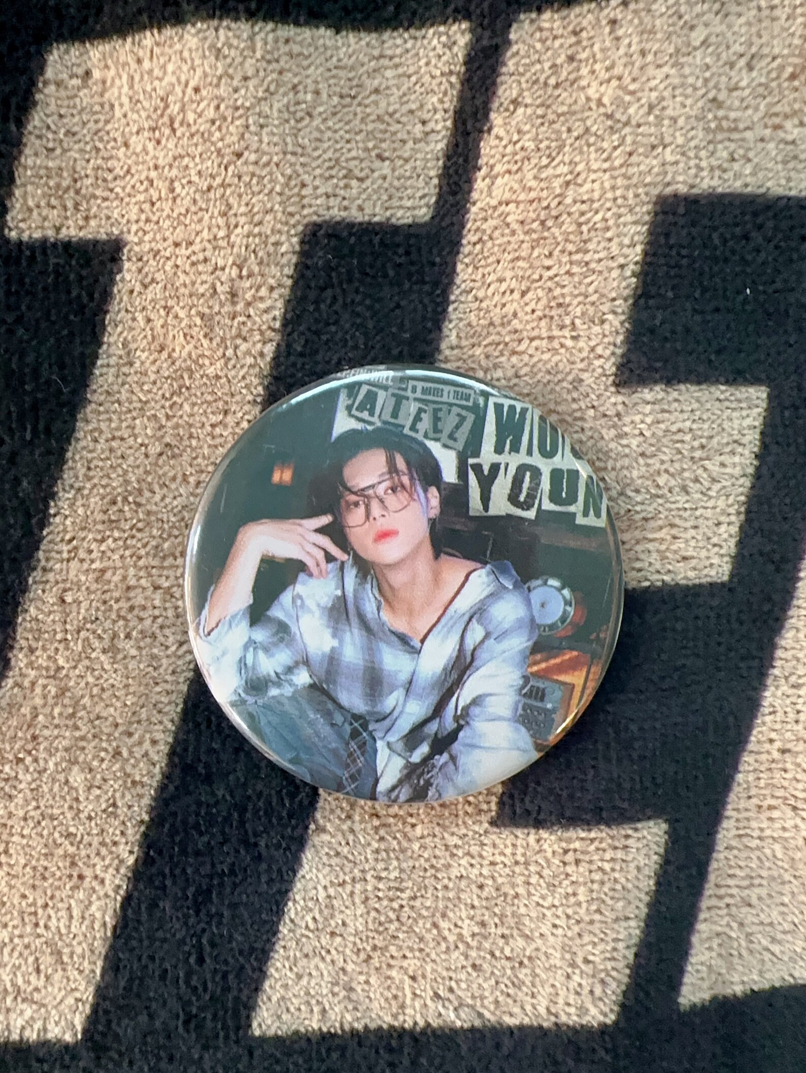 Click For Merch Button Ateez Merch: 9 Crazy Form Buttons Set - Kpop Ateez Merch - Kpop Pins ...