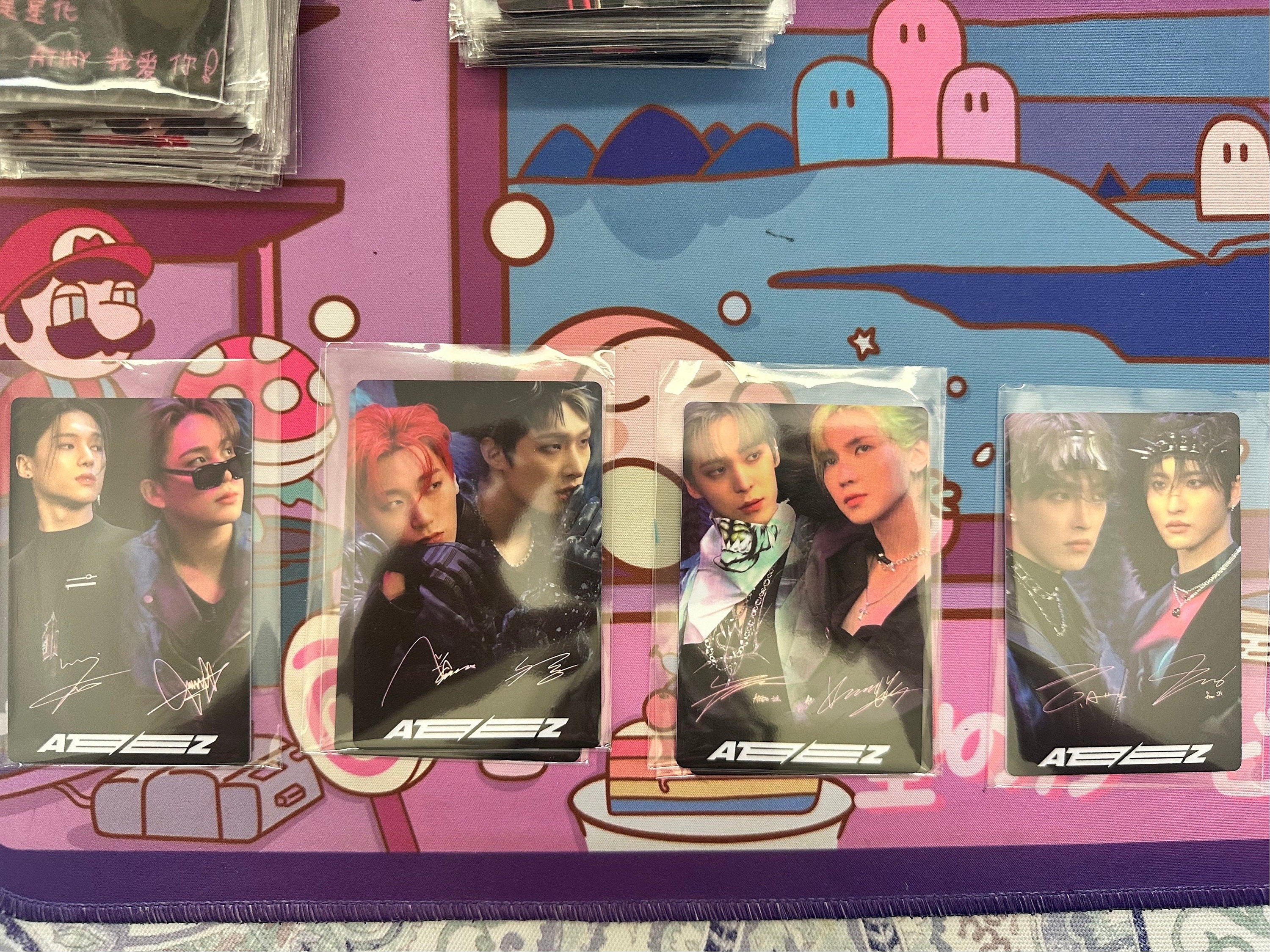 24 ATEEZ 中華 BILIBILI トレカ 特典 Ateez Official Bilibili Collectible Photocards - Etsy
