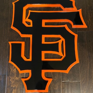 San Francisco baseball wood sign