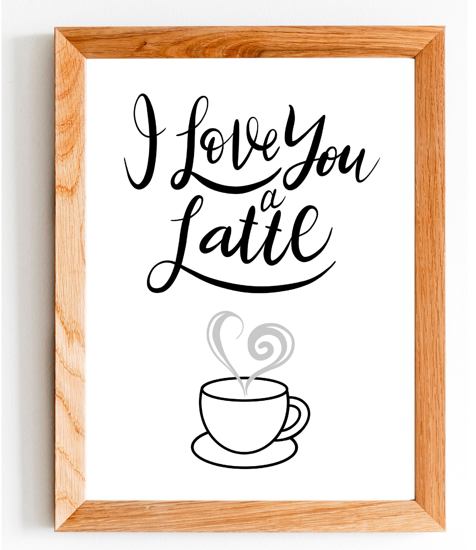 I Love You A Latte Printable Wall Art Etsy I Love You A Latte Printable Wall Art Etsy