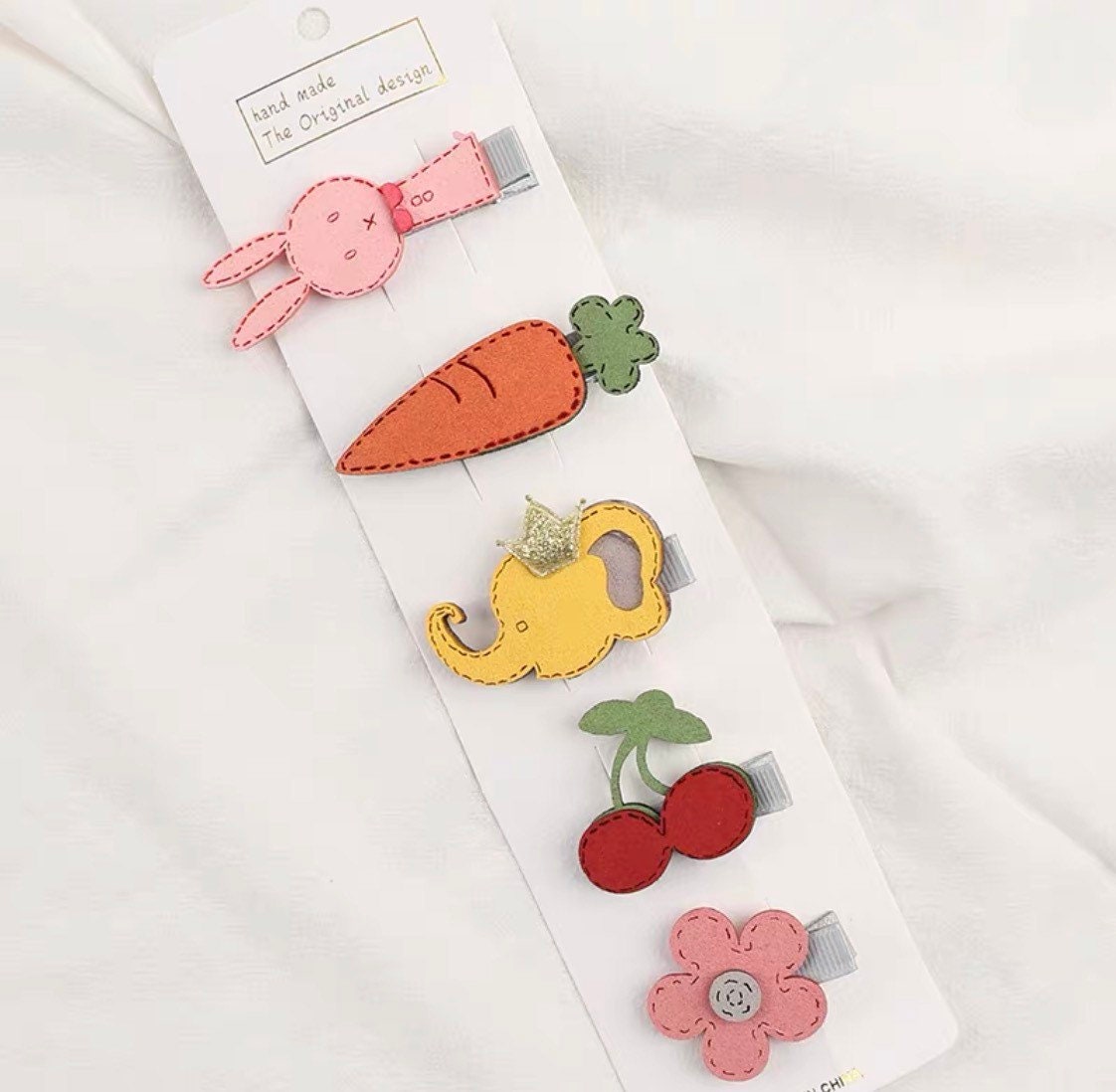 Hair Clip Set 5pcs Baby Girl/Toddler NonSlip Hair Clips Etsy