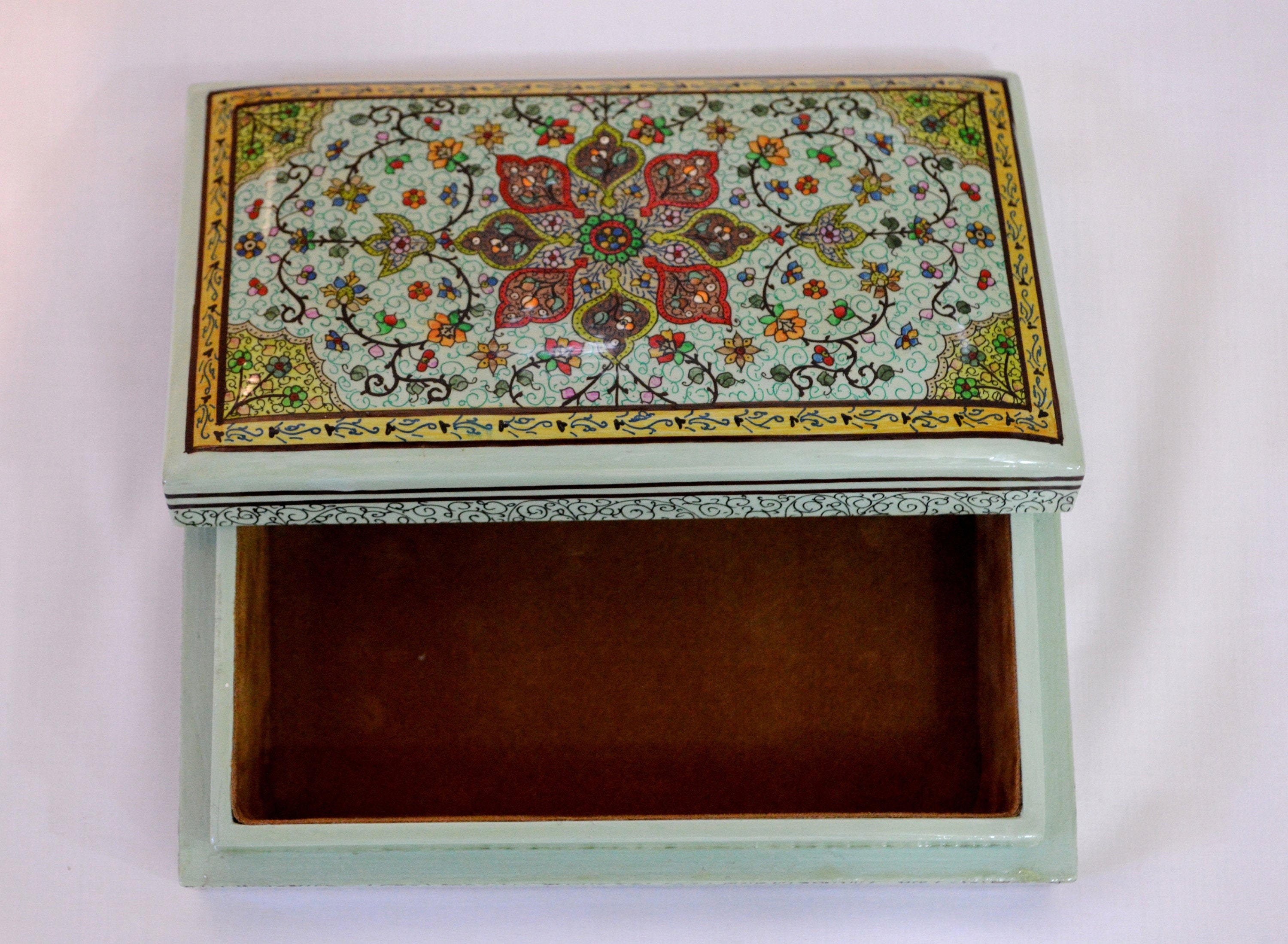 Kashankashmiri papier mache papier mache of kashmir gift Etsy