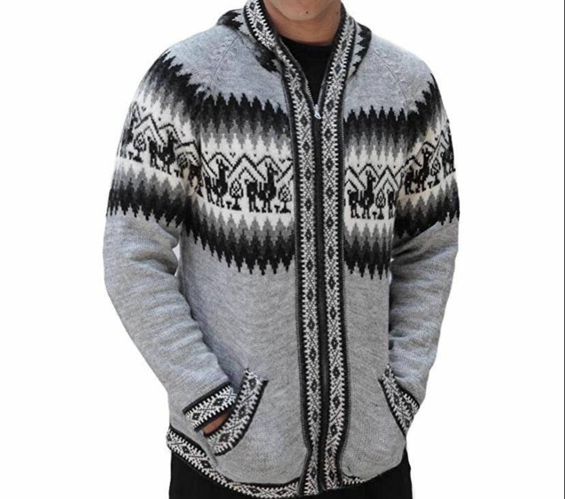 Peruvian alpaca sweater alpaca sweater unisex handmade Etsy