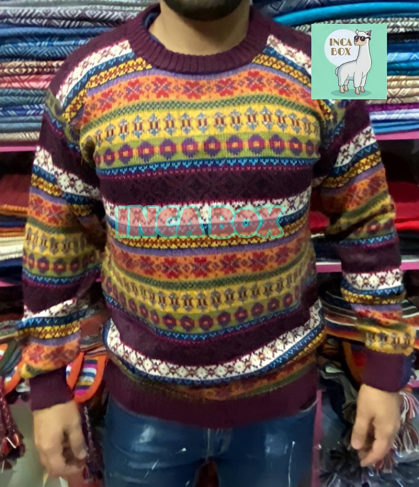 Peruvian alpaca sweater alpaca sweater unisex handmade Etsy