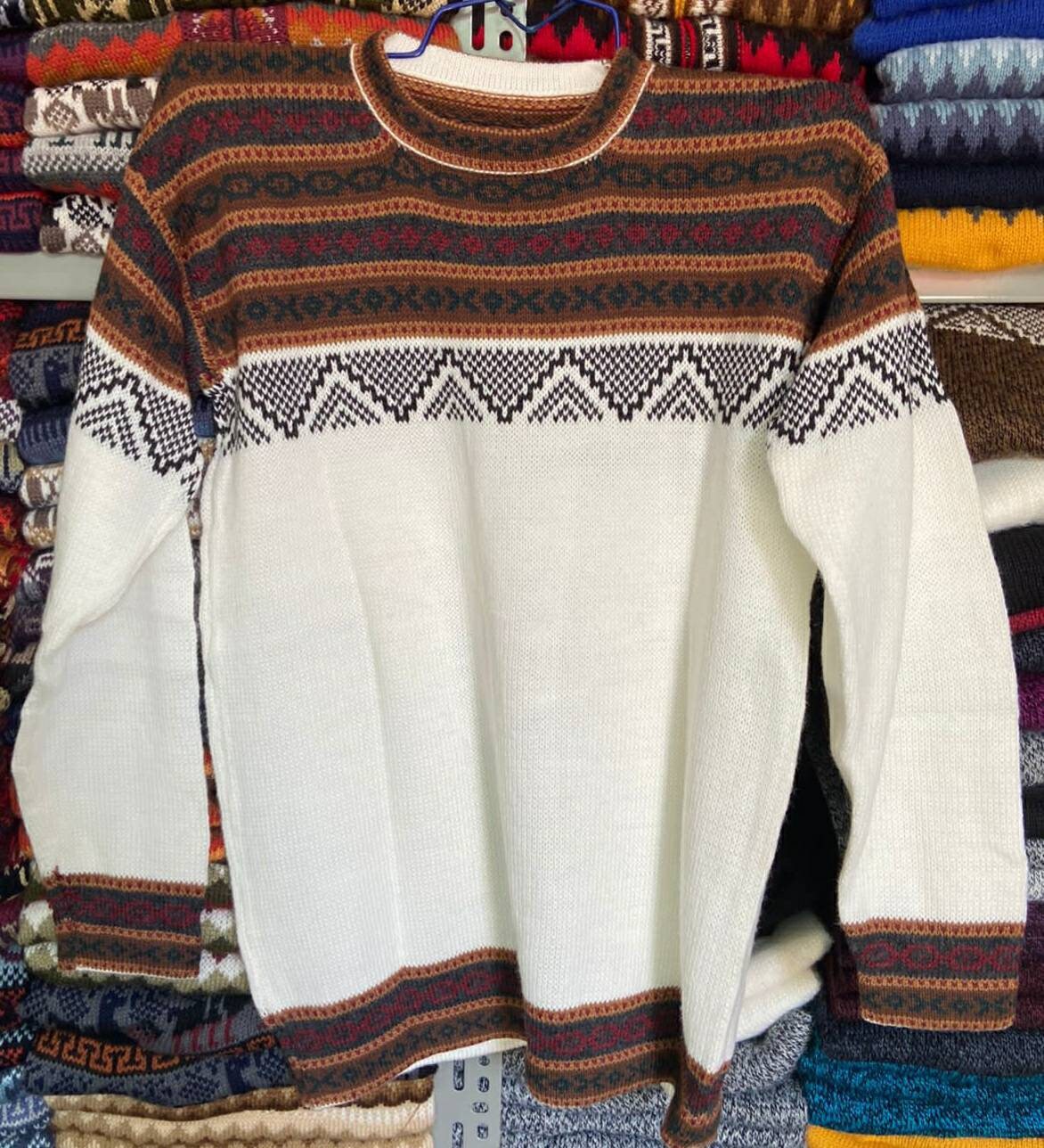 Peruvian alpaca sweater alpaca sweater unisex handmade Etsy España