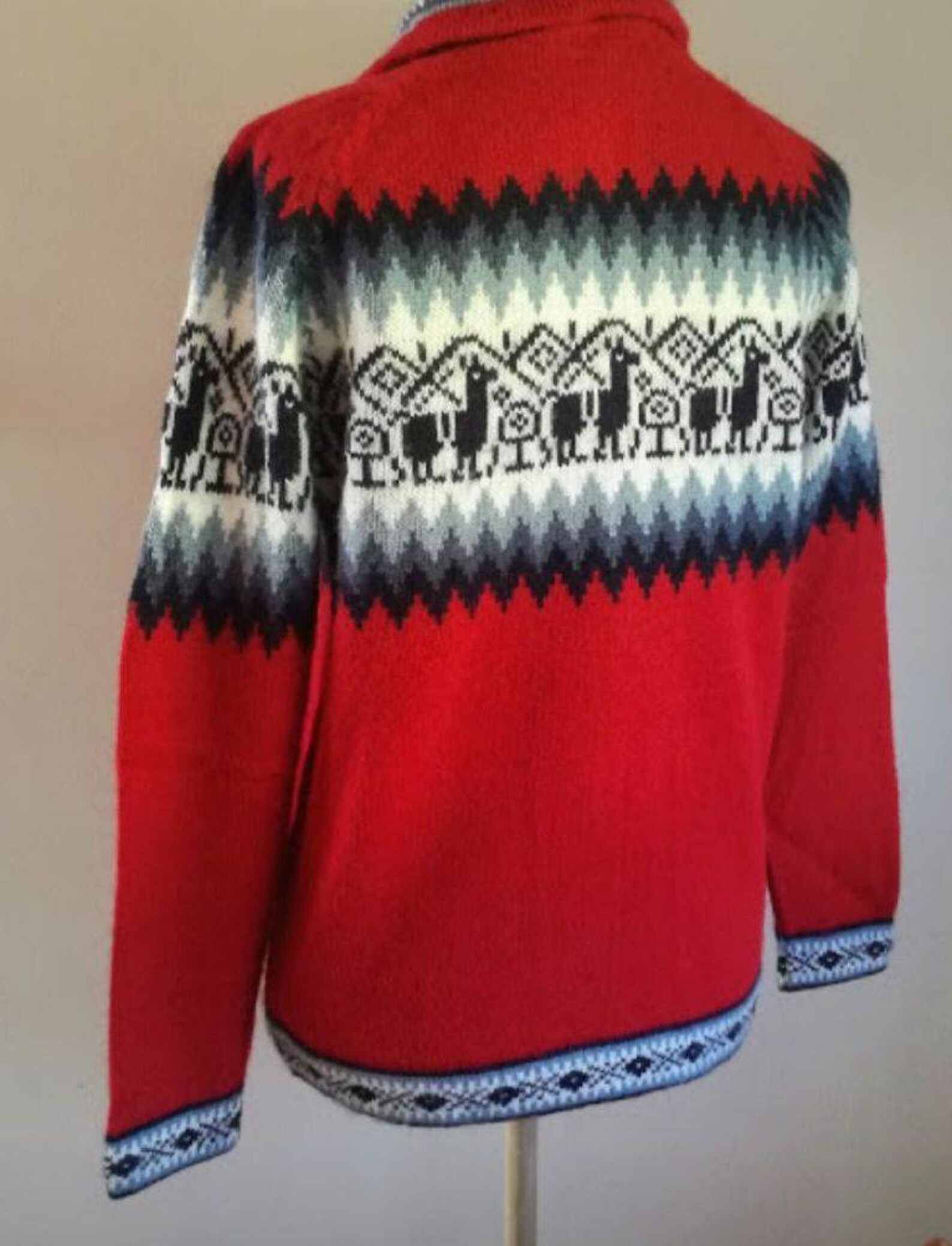 Peruvian alpaca sweater alpaca sweater unisex handmade Etsy