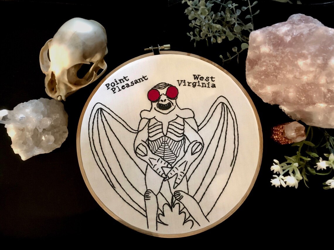 Mothman jessecmault pattern 8 design pdf jessecmault pattern  etsy uk