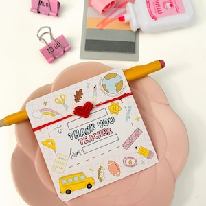 Bracelet de souhaits d'enseignant, cadeau de remerciement pour enseignant, cadeau pour enseignant, bracelet pour enseignant, cadeau pour enseignant d'âge préscolaire
