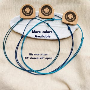 Adjustable Waterproof Waxed Cord Choker: Minimalist String Necklace