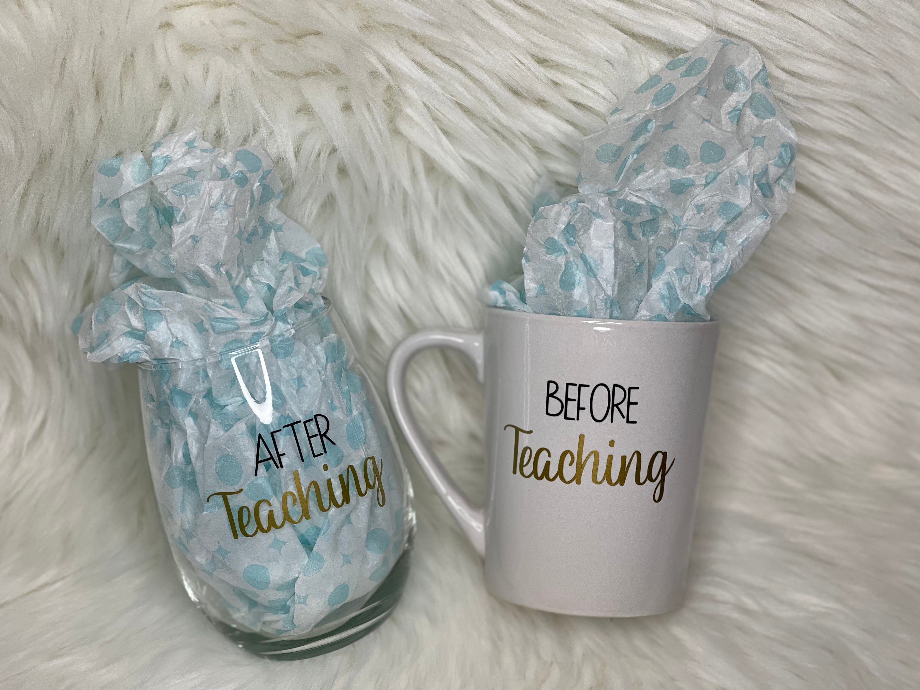 Before School After School Coffee Mug and Wine Tumbler Set — Griffco Supply