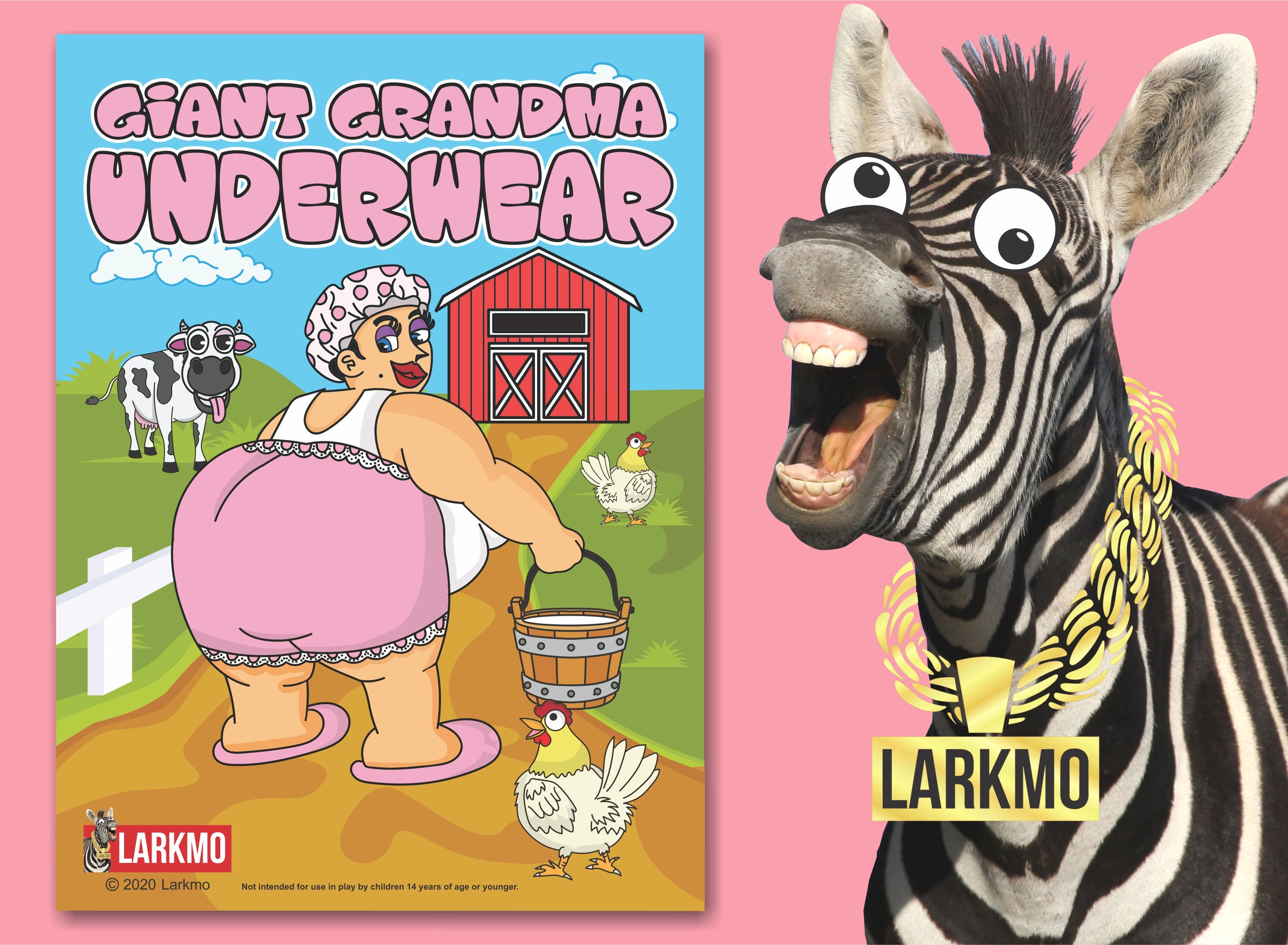 Giant Grand Mama Undies, Big Momma Undies, Funny Joke Gag Gift