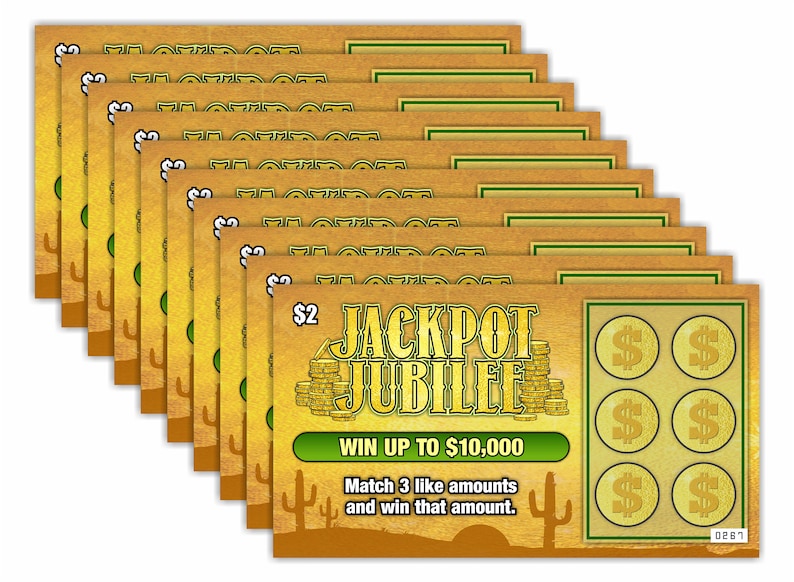 10 Prank Gag Fake Lottery Ticket, All Same Design Scratch off Cards, Look Super Real Like A Real