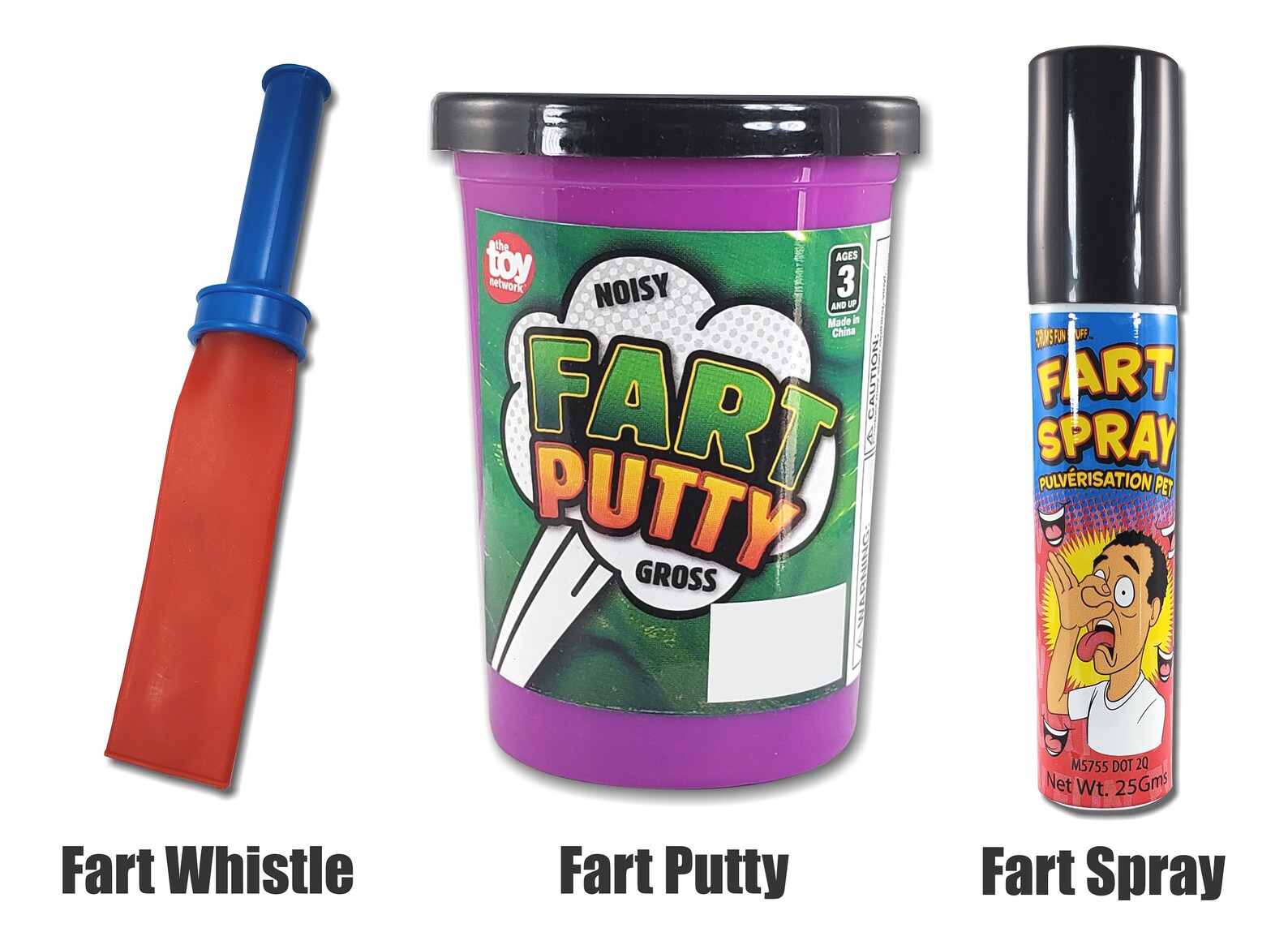 Fart N Poop Prank Kit Set, Fart Spray, Fart Machine, Fake Poop, Fart