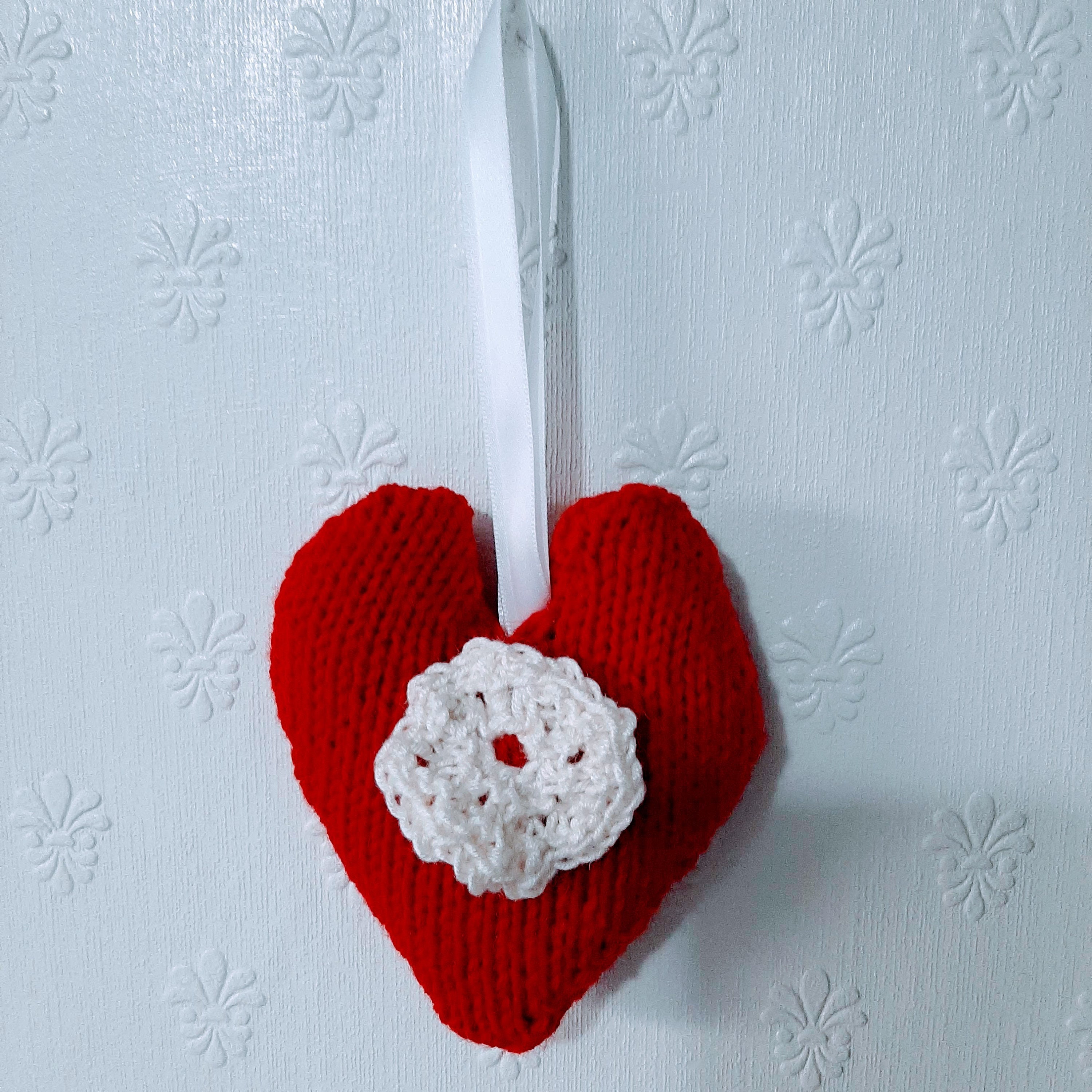 HandKnitted Unique Knitted Gift. Red Soft Knitted Love Etsy
