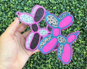 Leopard Balloon Dog Car Freshie Air Freshener