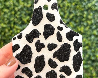 Cow Print Car Freshie, Western Aroma Bead Air Freshener