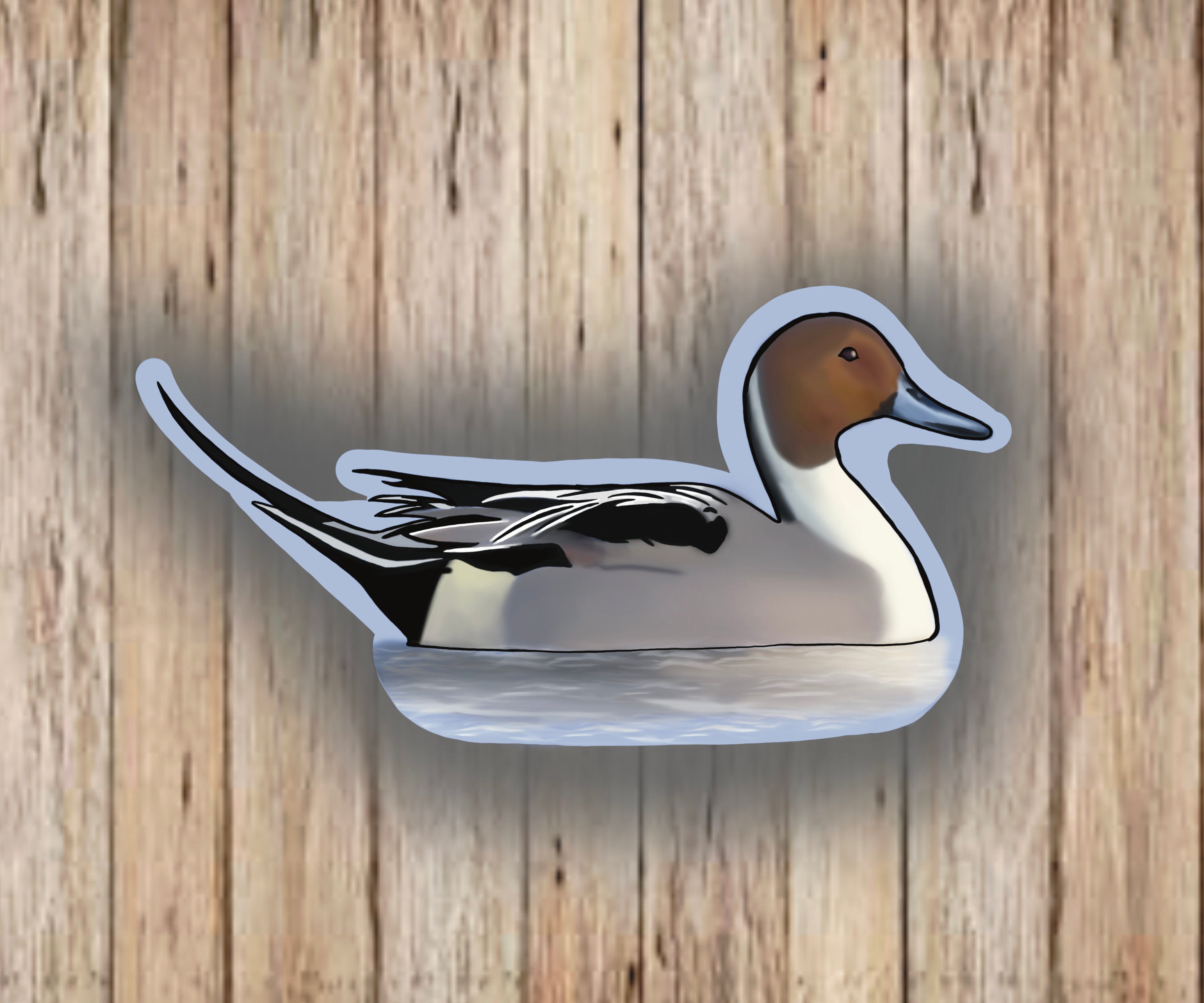 Pintail duck duck hunting sticker duck hunting decal for | Etsy